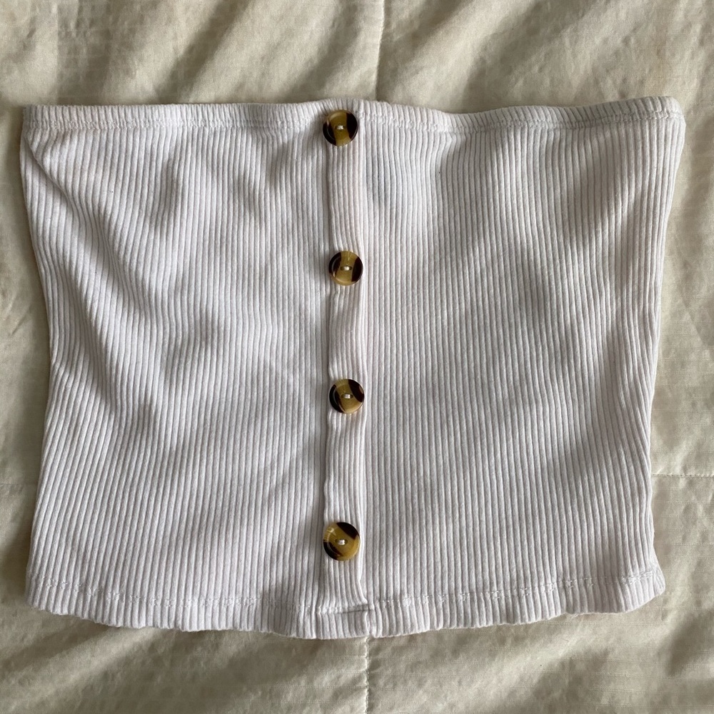 Cropped tube top